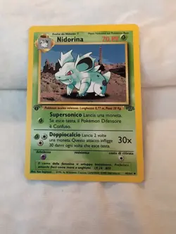 T1 Nidorina 40/64 1st edition Pokemon Jungle Set Vintage 1999 WoTC TCG - Image 1