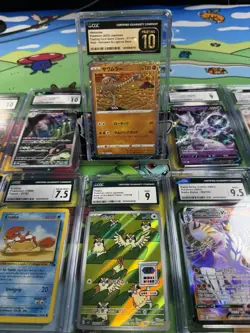 Pokemon TCG Lot of 10 CGC Slabs Graded Cards - Image 1