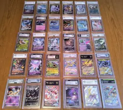 ✨HUGE Lot of 30 GEM MINT 10 Graded Pokemon Cards! CGC AGS DSG WCC BCCG WAG Etc✨ - Image 1