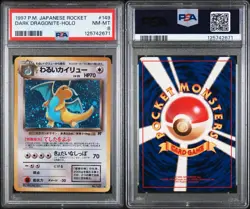 1997 Dark Dragonite HOLO P.M. Japanese Rocket #149 PSA MINT 8 NEW CERT! - Image 3
