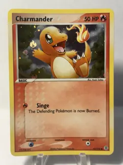 Pokemon TCG Charmander 57/112, FireRed & LeafGreen Set, Reverse Holo *Near Mint* - Image 1
