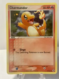 Pokemon TCG Charmander 57/112, FireRed & LeafGreen Set, Reverse Holo *Near Mint* - Image 1