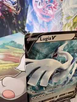 Pokemon Lugia v TCG SWSH301 Sword & Shield Black Star Promo Holo Card - Image 5