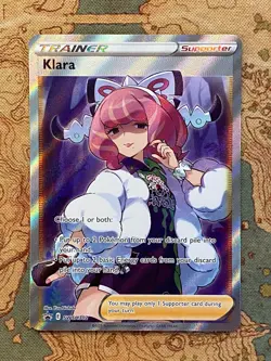Pokemon Card TCG - Klara SWSH302 Full Art Trainer Sword & Shield Promo Near Mint - Image 1