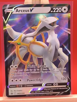 Arceus V SWSH306 Sword & Shield Ultra Rare Holo Promo Pokemon Card * New * - Image 1