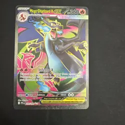 Pokemon TCG Card - Phantasmal flames - Mega Charizard X ex - 109/094 English - Image 1