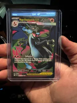 Pokemon TCG Card - Phantasmal flames - Mega Charizard X ex - 109/094 English - Image 1