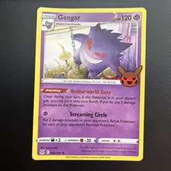 Pokemon Trading Card TCG Gengar Trick or Trade Lost Origin 2023 Holo 066/196 -LP - Image 1