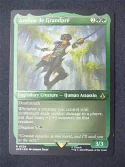 Aveline de Grandpre Etched Foil - ACR - Mtg Card #93U - Image 1