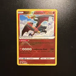 Radiant Charizard 020/159 Pokemon Crown Zenith Holo Card - Image 1