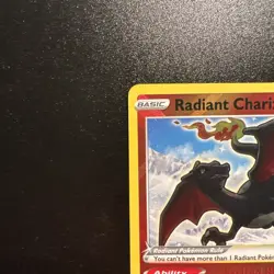 Radiant Charizard 020/159 Pokemon Crown Zenith Holo Card - Image 3