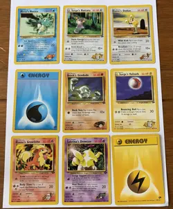 9 Gym Challenge Pokemon Card Bundle NM - Image 1