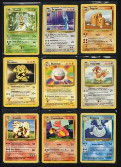 Complete Base Set | Non-holo | 17-102 Pokemon Cards | Light Play | WOTC - Image 1