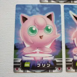 Igglybuff Jigglypuff Wigglytuff Set of 3 - Pokemon Zukan Card Carddass TCG Japan - Image 3