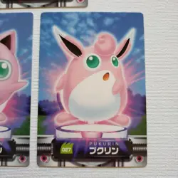 Igglybuff Jigglypuff Wigglytuff Set of 3 - Pokemon Zukan Card Carddass TCG Japan - Image 4