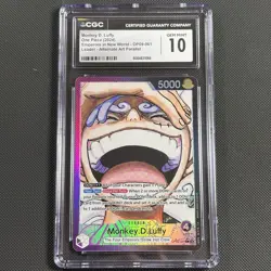 Monkey.D.Luffy (061) (Parallel) OP09-061 One Piece Card CGC 10 Graded Leader - Image 1