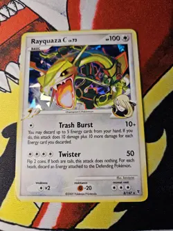 Pokemon Card Rayquaza C Cracked Ice Holo 8/147 Walgreens Tin Supreme Victors MP - Image 1
