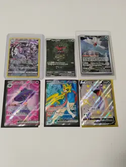 Pokemon Lapras,Hop's Zacian Full Art/Promo/Illustration Rare Holo Cards - Image 1