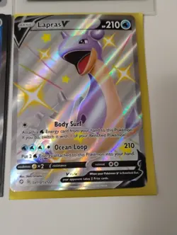 Pokemon Lapras,Hop's Zacian Full Art/Promo/Illustration Rare Holo Cards - Image 2