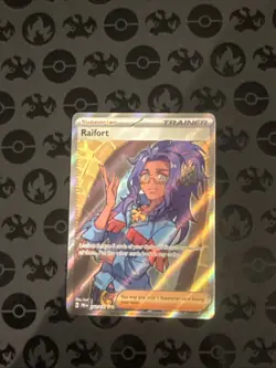 Raifort Holo Prismatic Evolutions Pokemon TCG Card Ultra Rare 142/131 - Image 1