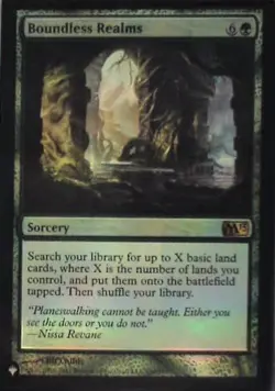 Boundless Realms - The List Reprints: #M13-162, MTG - Foil Lp C250 - Image 1