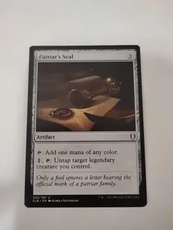 Patriar's Seal Commander Legends: Battle for Baldur's Gate Regular - Image 1