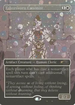 MTG Ethersworn Canonist (2102) *Galaxy Foil* Secret Lair: Deathburger MT/NM - Image 1