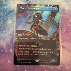 Vnwxt, Verbose Host (FOIL) x1 - MTG Aetherdrift DFT #356 - Image 1