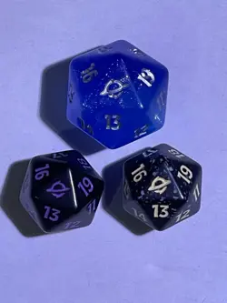 Life Counter ~ EDGE OF ETERNITIES Oversized D20 Die SPINDOWN from Bundle +2 More - Image 1