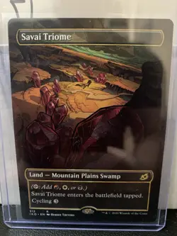 MTG Savai Triome (Showcase) Ikoria: Lair of Behemoths Regular #312 - Image 1