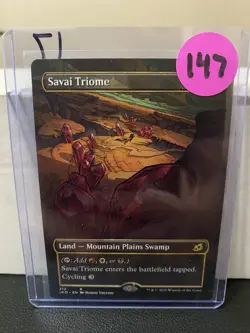 MTG Savai Triome (Showcase) Ikoria: Lair of Behemoths Regular #312 - Image 3