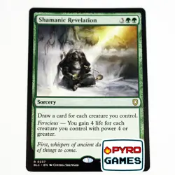 Shamanic Revelation - Bloomburrow Commander - Rare R 0237 - (Very Good Condit... - Image 1