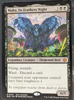Maha, Its Feathers Night Bloomburrow Regular - Image 1