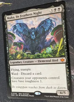 Maha, Its Feathers Night Bloomburrow Regular - Image 2