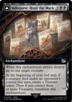 Sidequest: Hunt the Mark EXTENDED ART Final Fantasy Magic MTG NM - Image 1