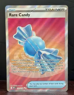 Rare Candy 175/132 Pokemon TCG Mega Evolution Full Art Holo Ultra Rare (MINT) - Image 1