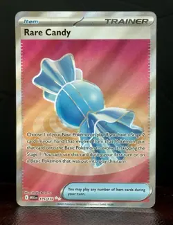 Rare Candy 175/132 Pokemon TCG Mega Evolution Full Art Holo Ultra Rare (MINT) - Image 2