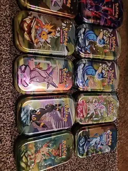 Pokemon Tins *Empty*, Eevee Evolutions, Collector Chests, Large And Small Tins - Image 3