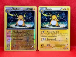 Pokemon Tcg Raichu 49/162 Breakthrough Reverse & Non Holo - Image 1