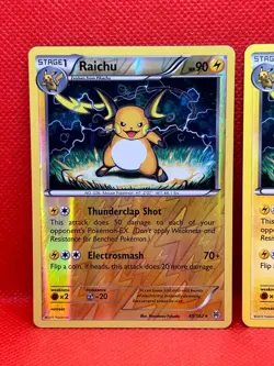 Pokemon Tcg Raichu 49/162 Breakthrough Reverse & Non Holo - Image 2