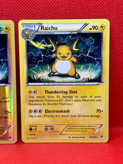 Pokemon Tcg Raichu 49/162 Breakthrough Reverse & Non Holo - Image 3