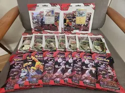 22x Pokemon Destined Rivals Booster Packs (Sleeves & Blisters) - NEW SEALED LOT - Image 1