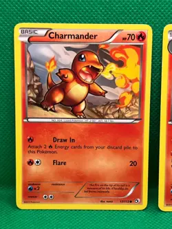 Pokemon Tcg Charmander 17/113 & Charmeleon 18/113 Legendary Treasures Non Holo - Image 2