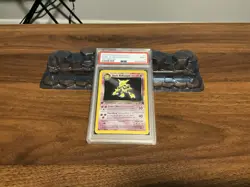 2000 Pokemon Holo 1st First EDITION Team Rocket # 1 DARK ALAKAZAM PSA 9 Mint - Image 1