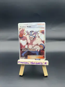 POKEMON TCG CRASHER WAKE 129/131 S&M FORBIDDEN LIGHT FULL ART ULTRA RARE!! - Image 1