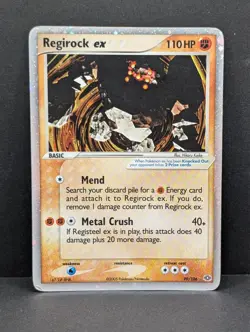 Regirock ex 99/106 Emerald Holo Ultra Rare Pokemon TCG Nintendo HP - Image 1