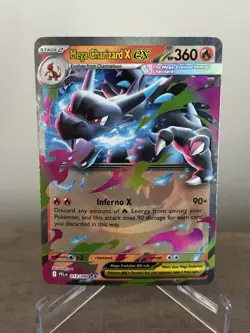 Mega Charizard X ex 013/094 Phantasmal Flames Double Rare Pokemon TCG - Image 1