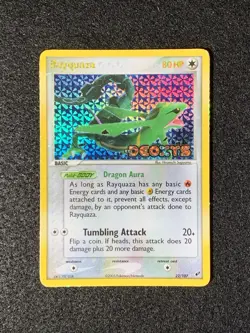 Pokemon EX Deoxys Rayquaza 22/107 Reverse Holo Stamped - Heavily Played - Image 1
