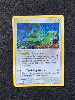 Pokemon EX Deoxys Rayquaza 22/107 Reverse Holo Stamped - Heavily Played - Image 2