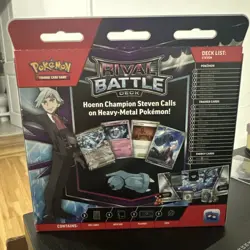Pokemon TCG - Rival Battle Deck - Steven Beldum & Metagross Ex - NEW SEALED - Image 2